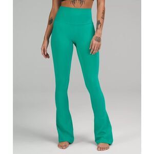 Lululemon Align High-Rise Mini-Flared Pant 32" In Maldives Green Size 4